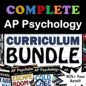 AP Psychology – Full Curriculum Bundle