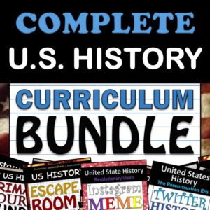 American History / US History – Full Curriculum Bundle