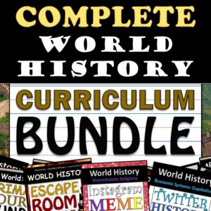 World History – Full Curriculum Bundle